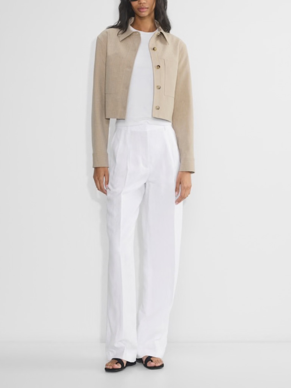 Aritzia The Effortless Pant - Cruise Linen
